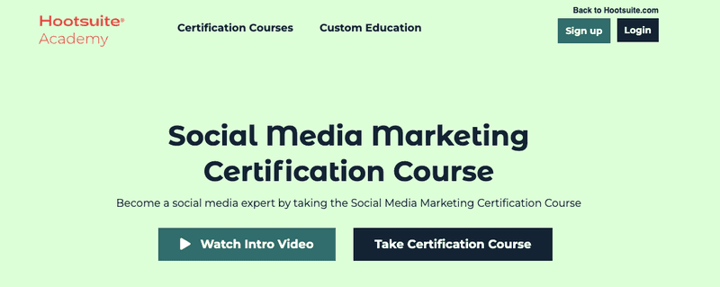 Strategic Social Media Marketing Certification Course