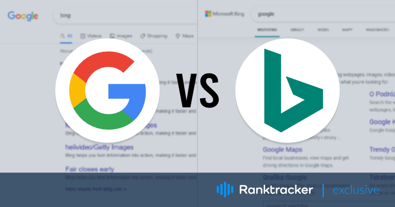 Millised on peamised erinevused, et reastada oma saiti Google'is ja Bingis?