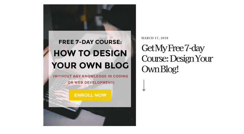 Design Your Own Blog