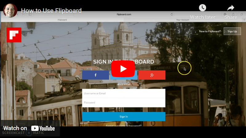 YouTube - How to use flipboard