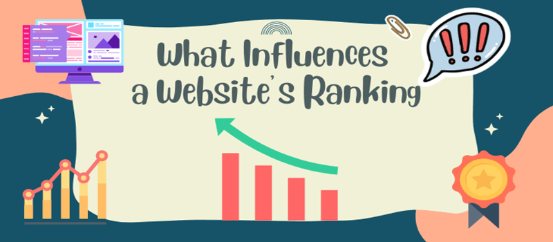 What influences a website's ranking