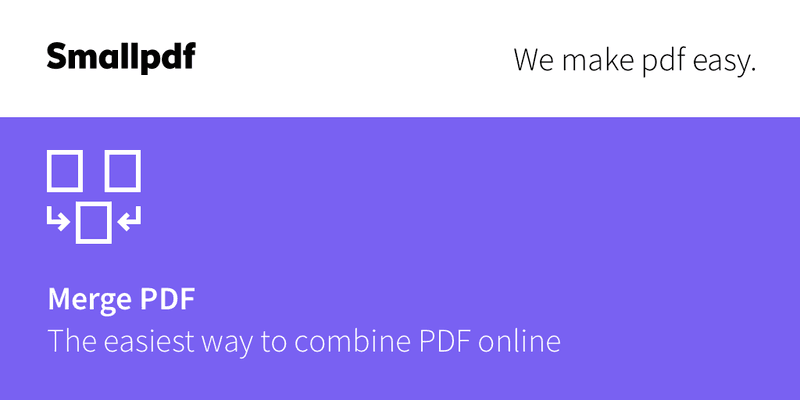 PDF merge tools