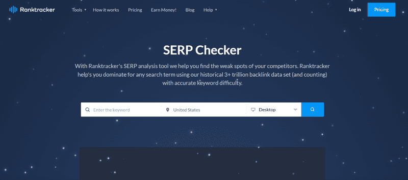 SERP Checker tool