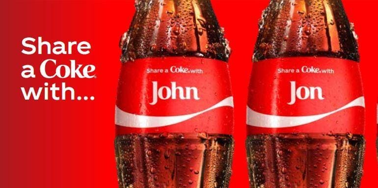 “Share A Coke” Campaign