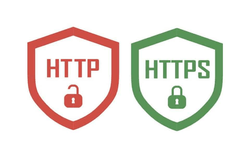 Secure your information by HTTPS