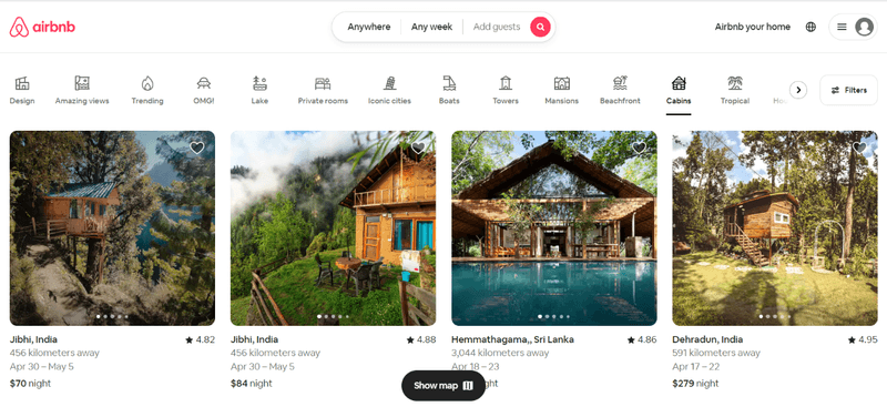 Airbnb’s Easy Navigation
