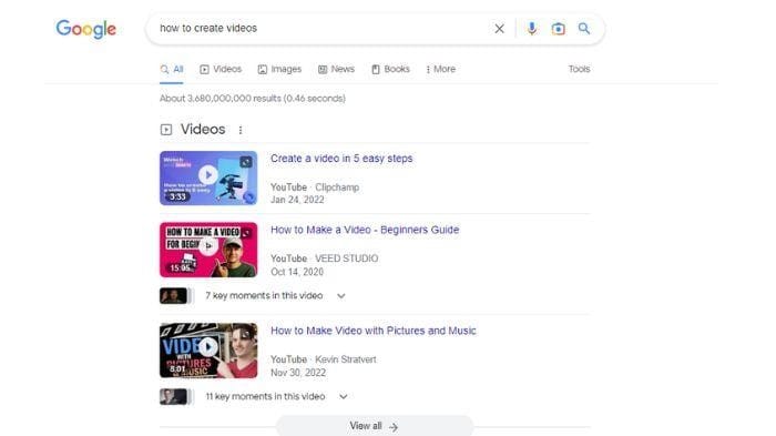 Google Loves Videos