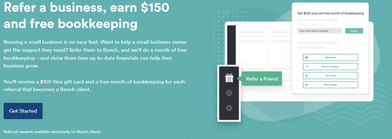 Refer a business, earn $150 and free bookkeeping
