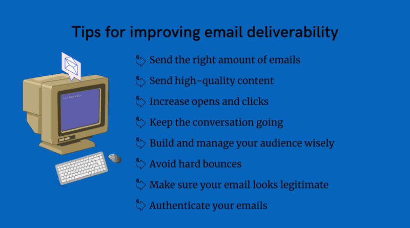 Tips for improving email deliverability