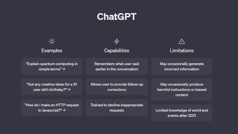 ChatGPT by OpenAI