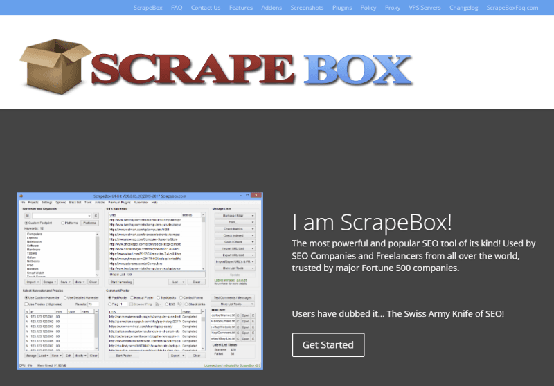 Narzędzie ScrapeBox