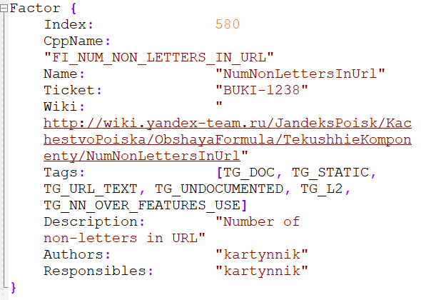 Number of non-letters in URL