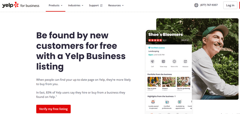 Yelp Business Listing