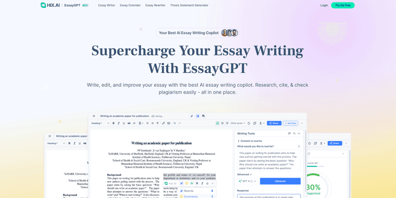 Best AI Essay Writer for Lots of Features