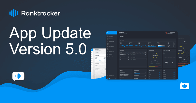 Spännande nyheter: Ranktracker version 5 rullar nu ut! Oöverträffad hastighet, nya funktioner och förbättrad effektivitet