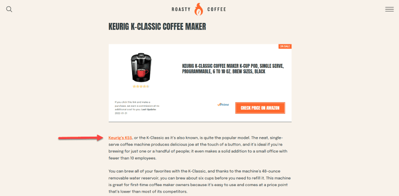 Przykład Silosu Ekspresu do Kawy Keurig