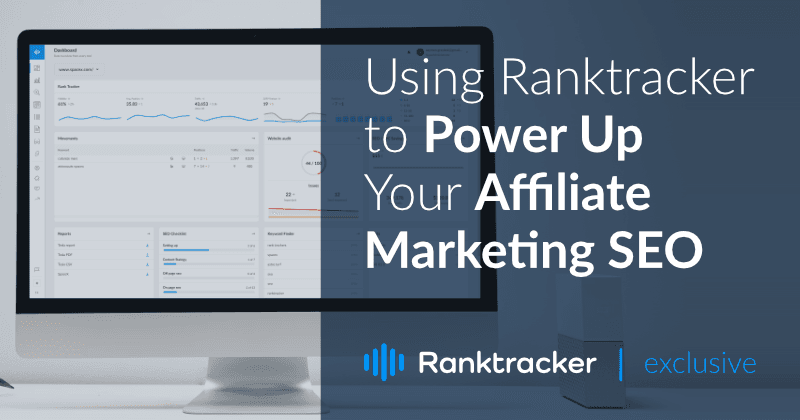 Bruk Ranktracker til å styrke SEO for affiliatemarkedsføring
