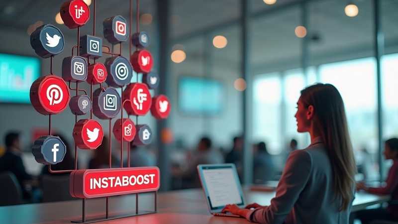 InstaBoost sosyal medya pazarlama platformu