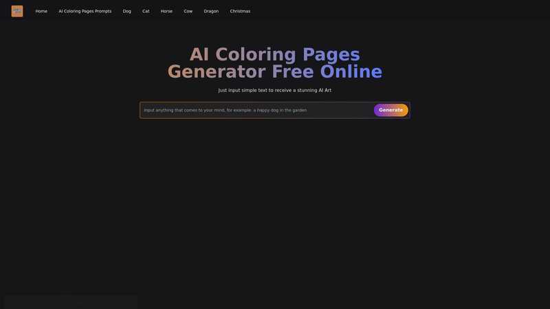 AI Coloring Pages