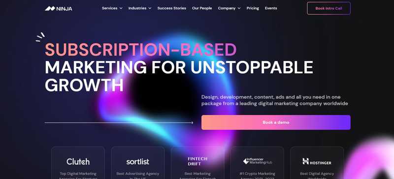 Ninja delivers subscription-based marketing solutions designed for scalable business growth.