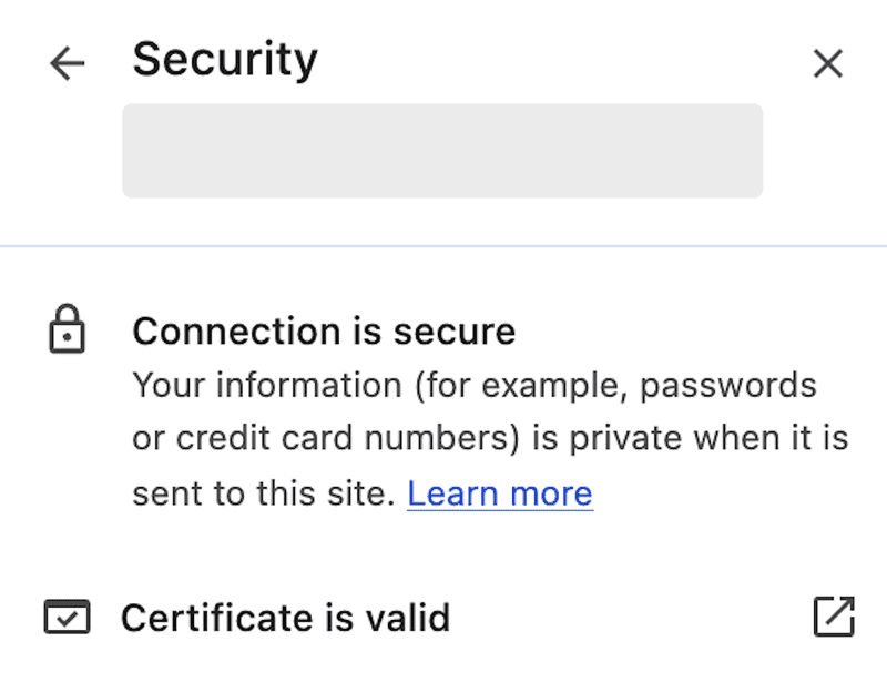Install the certificate