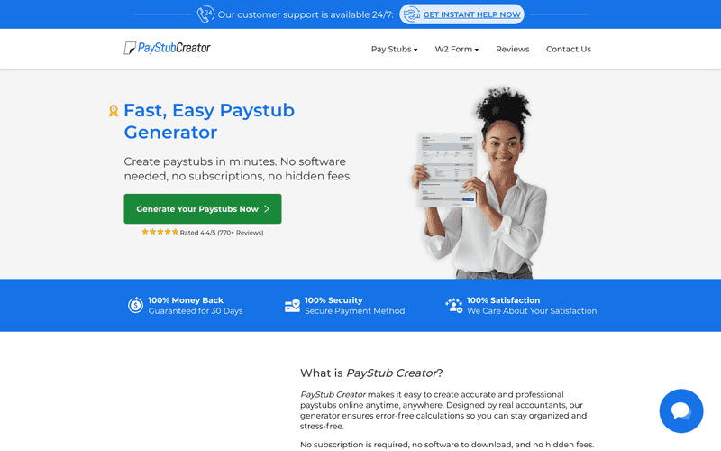 PayStub Creator