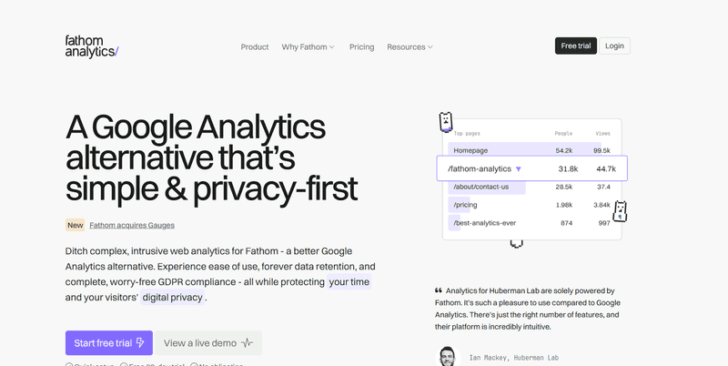 Fathom Analytics