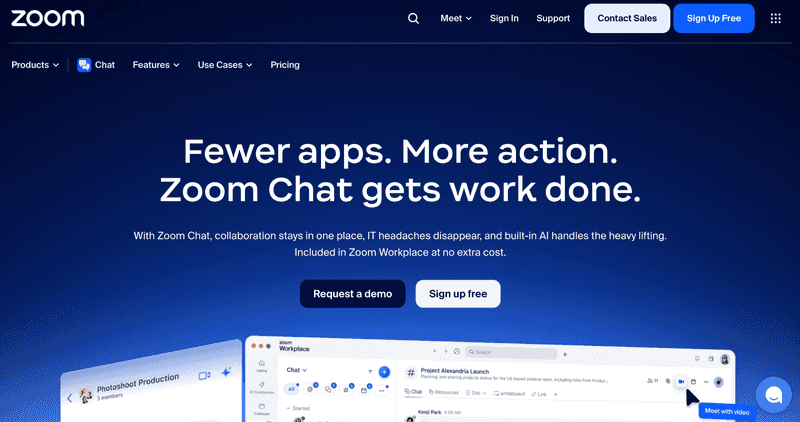 Zoom Team Chat