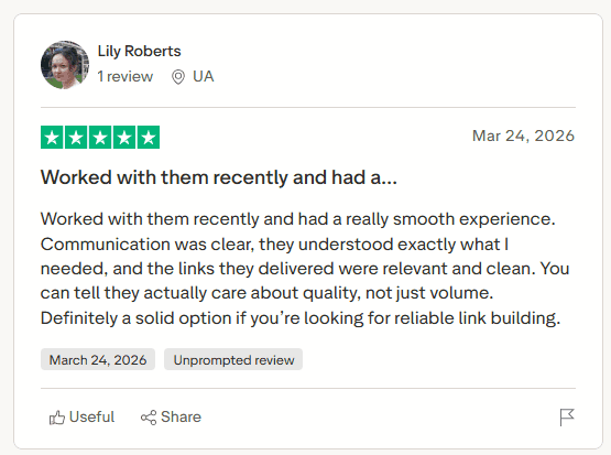 Trustpilot Review