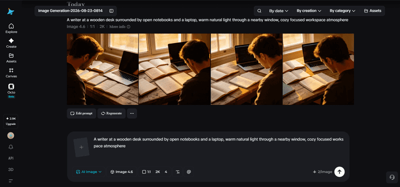 Create Visuals for Blog Posts with AI