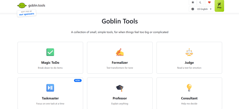 Goblin Tools