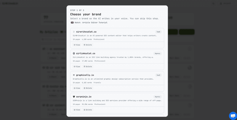 AI SEO Editor