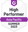 High Performer Asia Pacific - Summer 2023